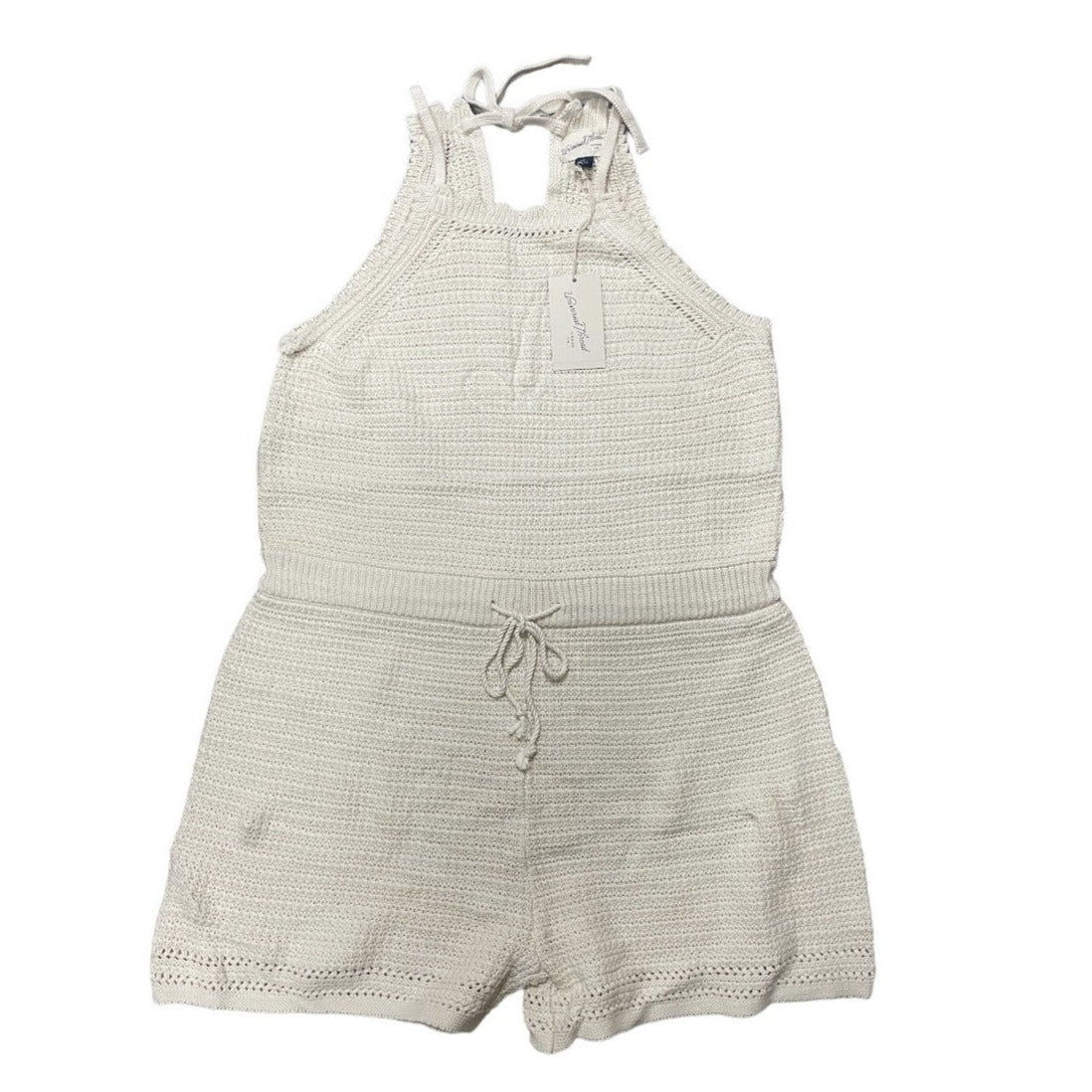 Apparel Wholesale Lot - Universal Thread Women's Yellow Knit Romper, Sleeveless Drawstring, Assorted Sizes - 11 Units