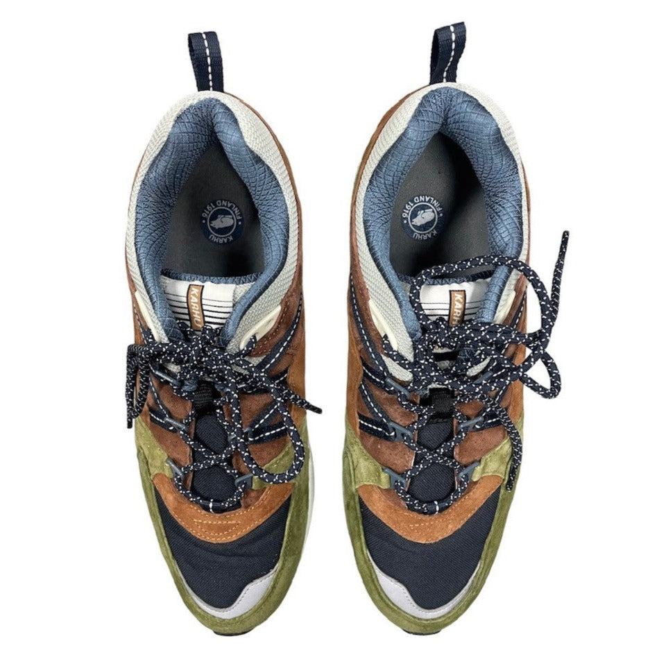 Karhu Fusion 2.0 Trees Of Finland Pack Avocado Brown Sugar Running Shoes, Unisex, Size Men's US 12 (Pre-Owned/Like New) F804131