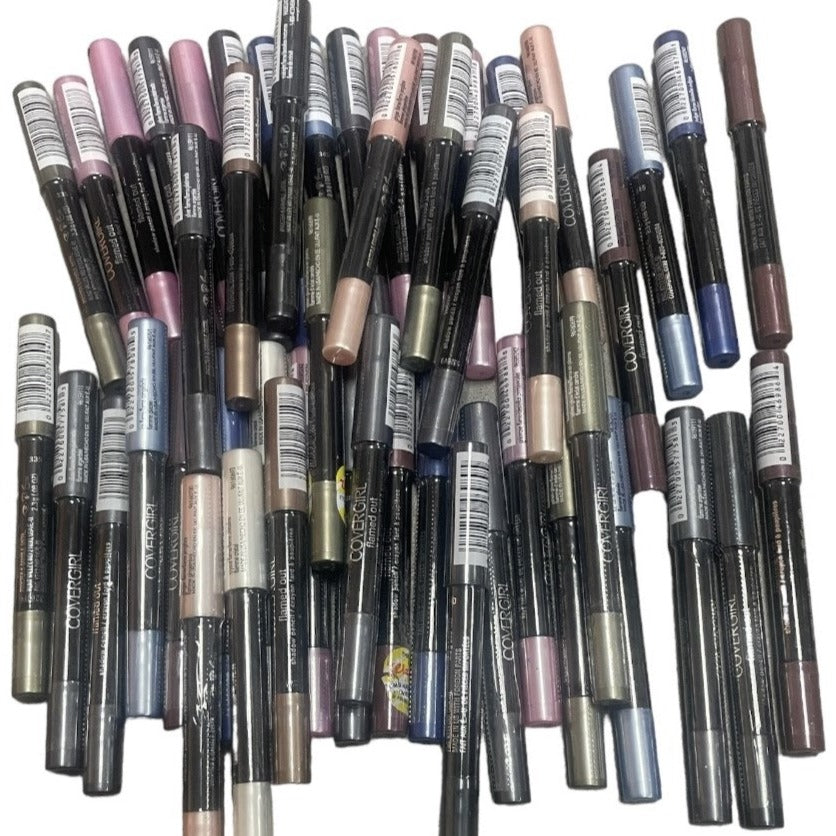 Lot Of 50 Covergirl Flamed Out Shadow Pencil, Assorted Shades, SEALED cosmetics liquidations overstock surplus wholesale
