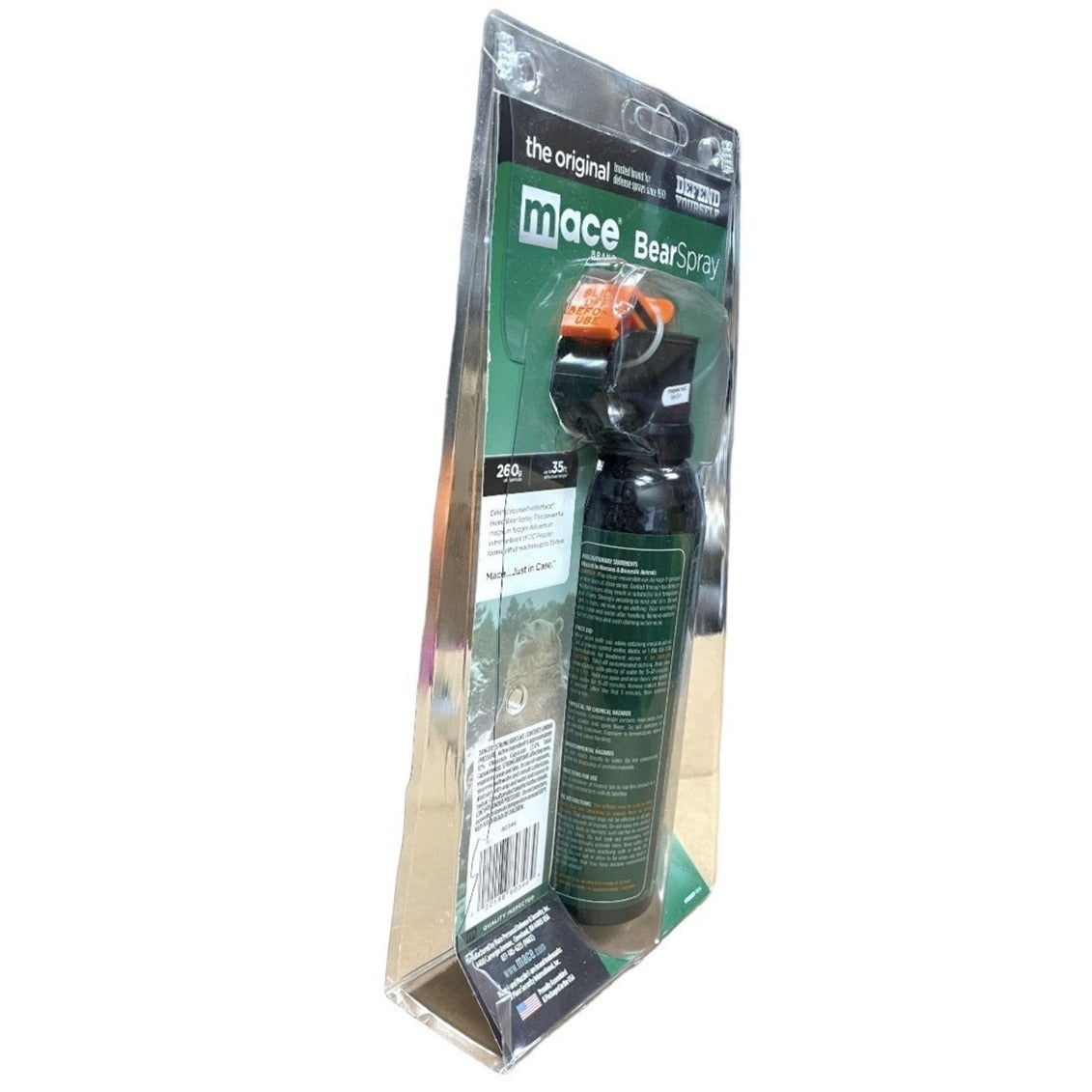 Mace Brand Pepper Spray Bear Attack Deterrent Magnum Fogger, 35ft Effective Range, 260g