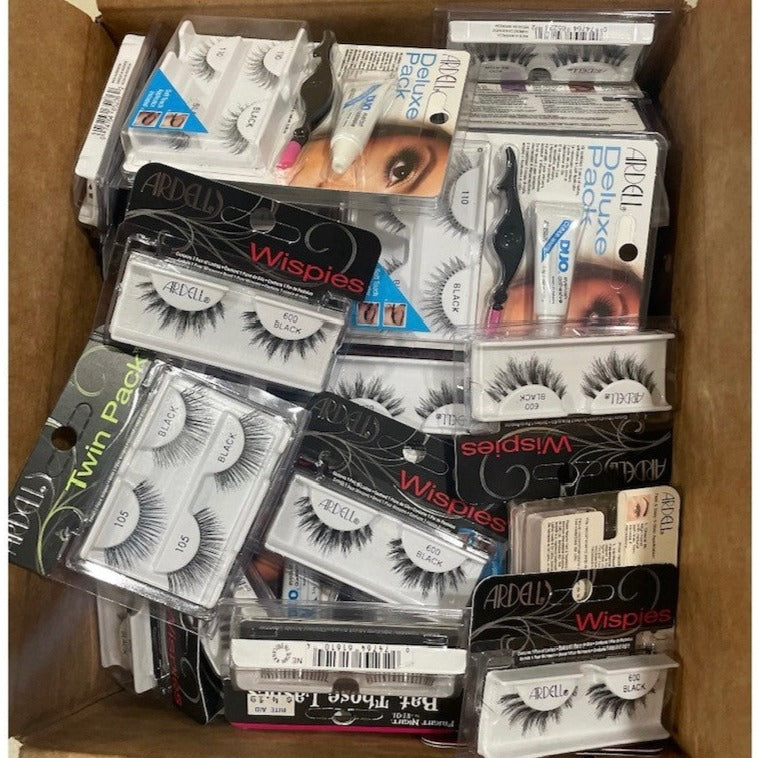 Shelf Pull Makeup - Ardell False Eyelashes, Assorted Styles - 100 Units, cosmetics liquidations, overstock,