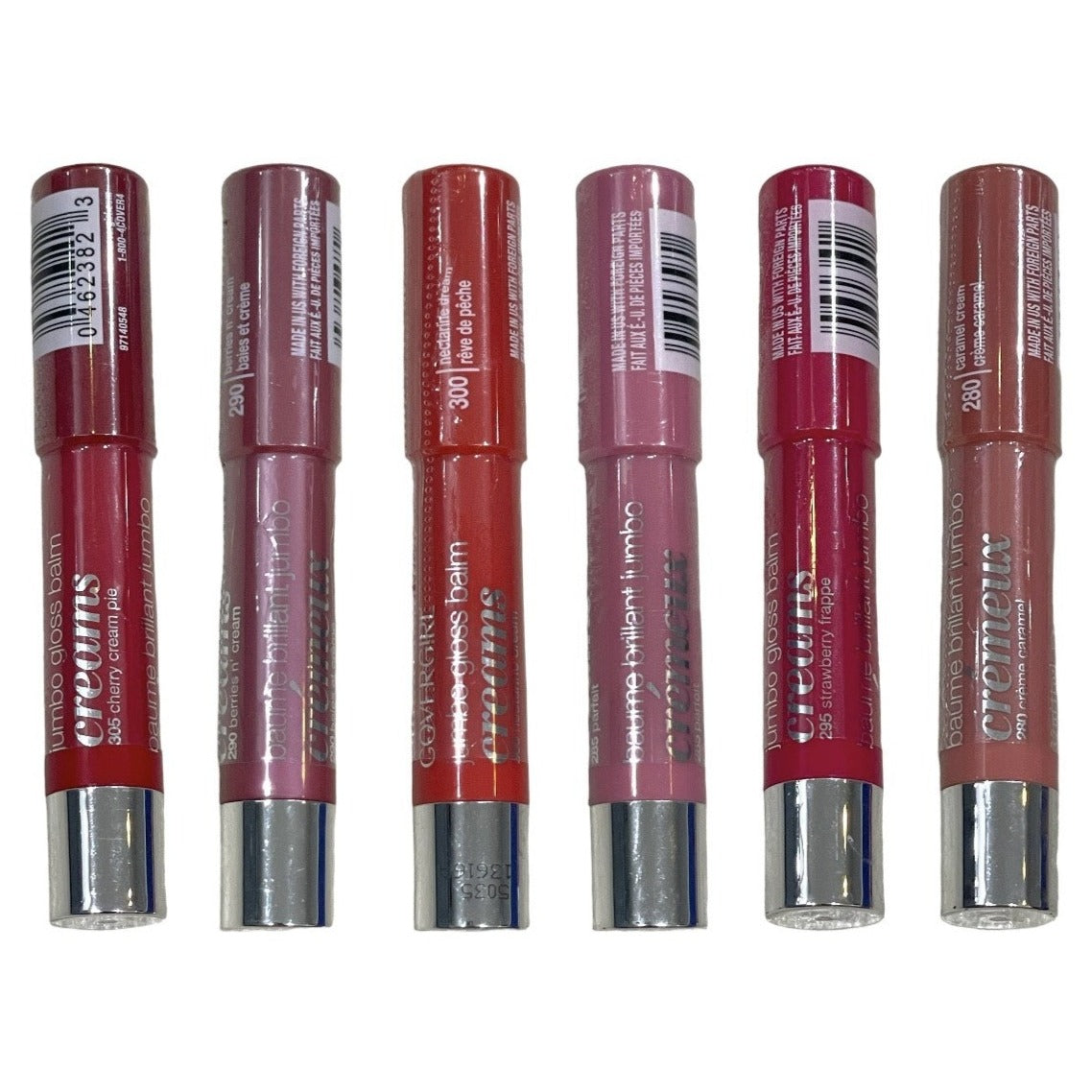 Shelf Pull Makeup - Covergirl Jumbo Gloss Balm Creams Lip Gloss, Assorted Shades - 120 Units wholesale cosmetics liquidations