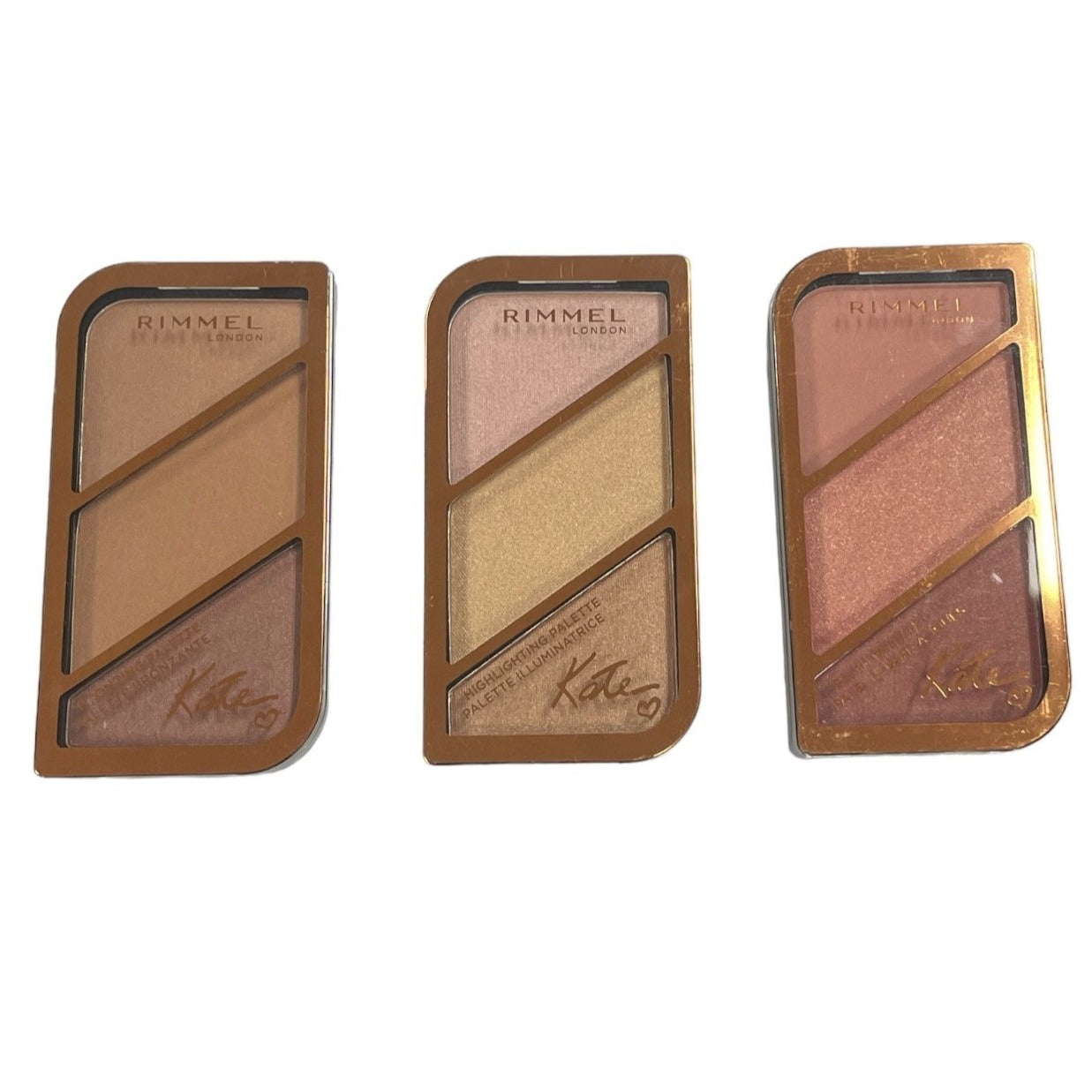 Shelf Pull Makeup - Rimmel Kate Palette, Assortment Of Blush, Highlighting & Bronzing - 28 Units cosmetics liquidation wholesale surplus overstock invenory