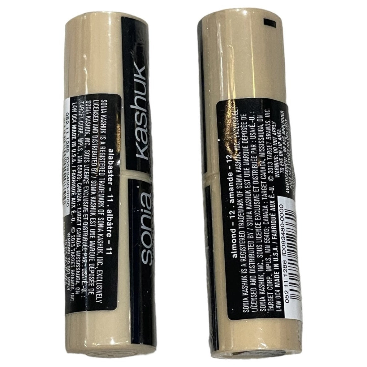 Overstock Makeup Sonia Kashuk Undetectable Foundation Stick Almond 12 & Alabaster 11 (40 Pcs) cosmetics liquidations, surplus inventory health & beauty HBA