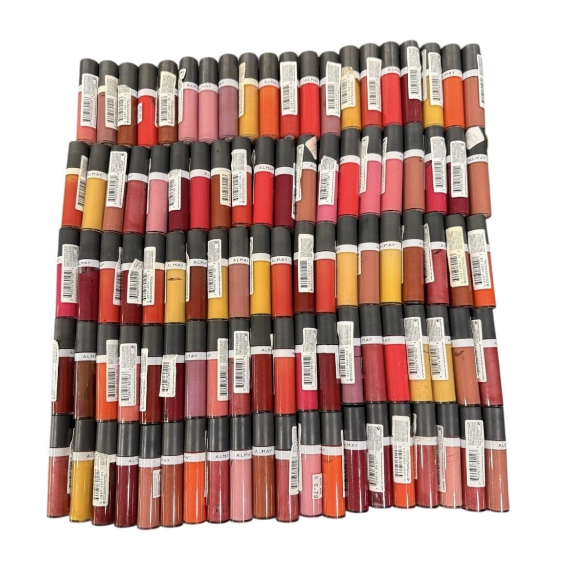 SALVAGE Makeup - Almay Color + Care Liquid Lip Balm, Assorted - 100 Pcs Lot cosmetics loquidations ecommerce inventory wholesale ebay amazon boutique fleamarket garage sale