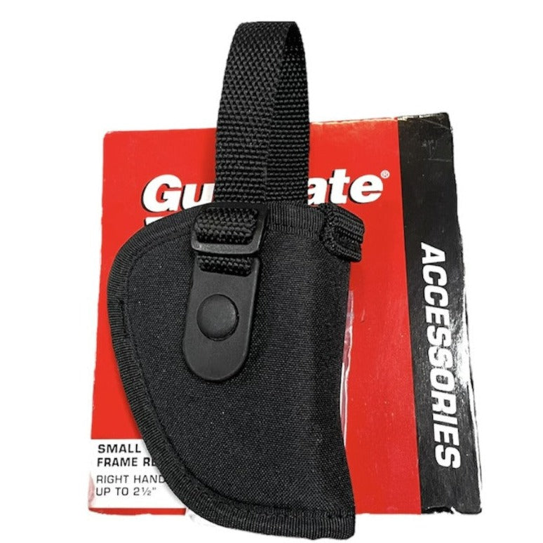 GunMate Hip Holster For Small Frame Pistol revolver, Size 20, Right Hand, Black, Synthetic, 21020 j-frame Taurus 85