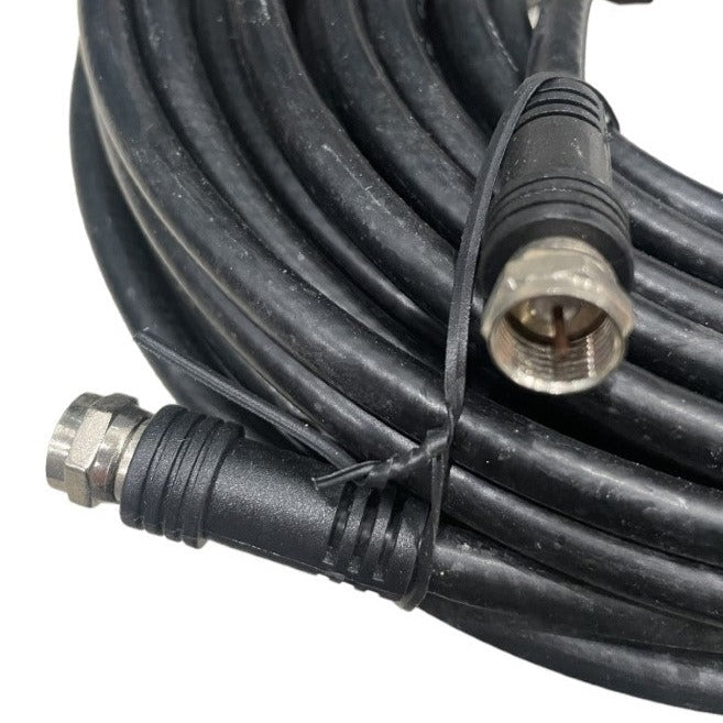 ONN RG6 Coax Cable 50 Feet For F Type Jacks, For TV Satellite Cable Antenna DVR, VCR , ONA16AV013