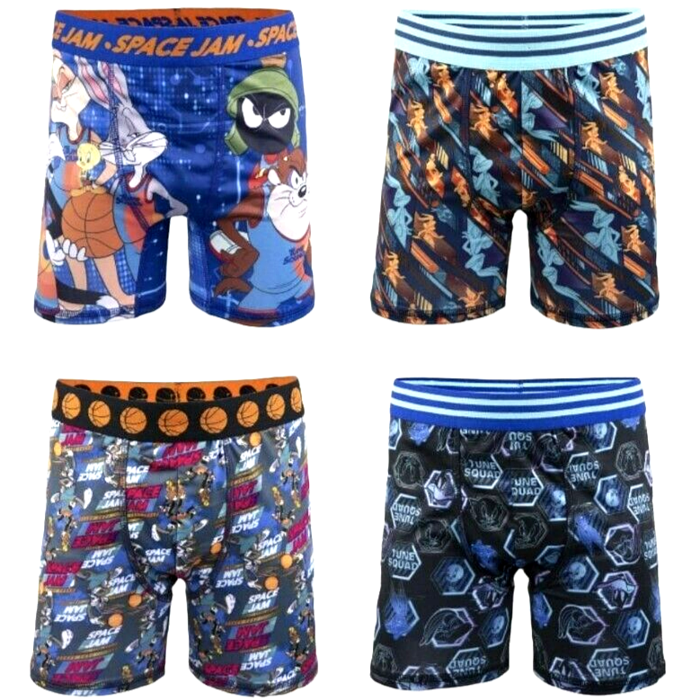 Space Jam Boys Athletic Boxer Briefs, Size 6
