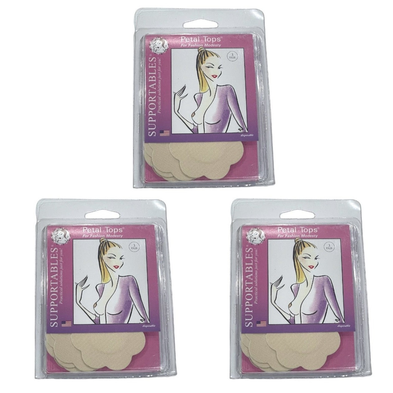 Braza Supportables Petal Tops Nipple Covers.