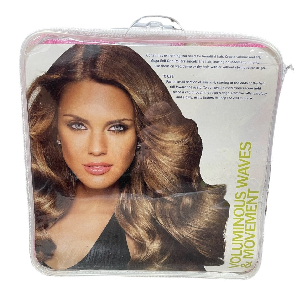 Conair Mega Self Grip Rollers Voluminous Waves & Movement, 9 PCs Each - 2 PACKS