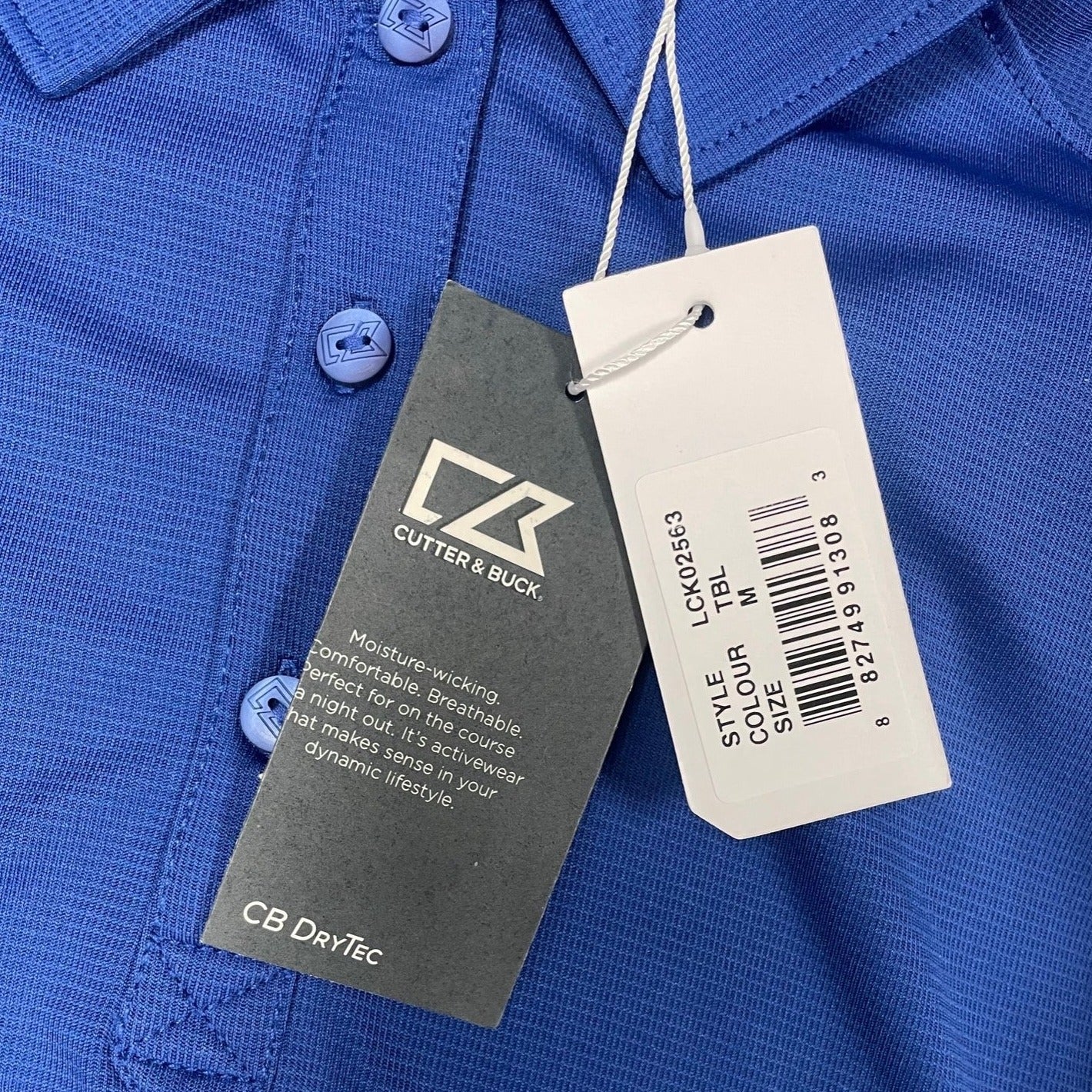 Cutter & Buck Women's CB DryTec Northgate Performance Golf Polo UPF50, Size Medium.. Golf sport deals, liquiations, wholesale