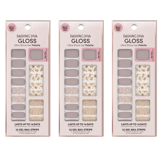 Dashing Diva Gloss 32 Gel Nail Strips GS45 Lavender Dreams