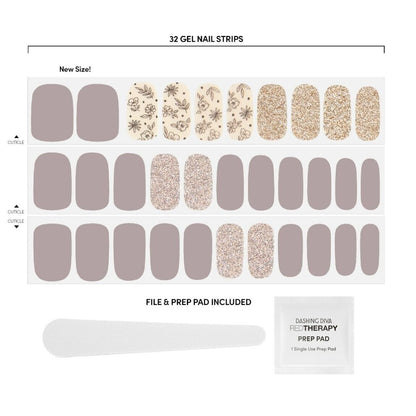 Dashing Diva Gloss 32 Gel Nail Strips GS45 Lavender Dreams