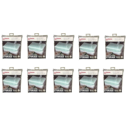 Home Basics Peva Blanket & Bedcover Storage Bag Translucent White wholesale lot liquidations