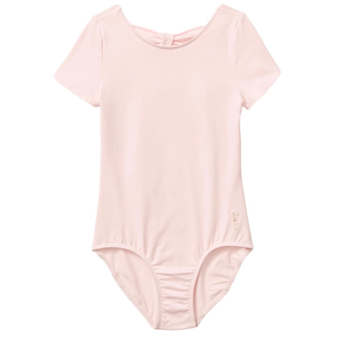 Justice Girls Cap Sleeve Dance & Gymnastics Leotard, Light Pink, Size XXS (4)
