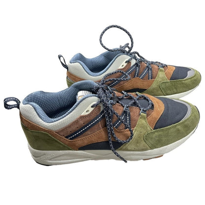 Karhu Fusion 2.0 Trees Of Finland Pack Avocado Brown Sugar Running Shoes, Unisex, Size Men's US 12 (Pre-Owned/Like New) F804131