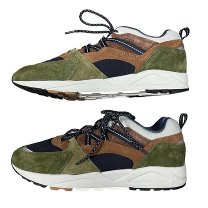 Karhu Fusion 2.0 Trees Of Finland Pack Avocado Brown Sugar Running Shoes, Unisex, Size Men's US 12 (Pre-Owned/Like New) F804131