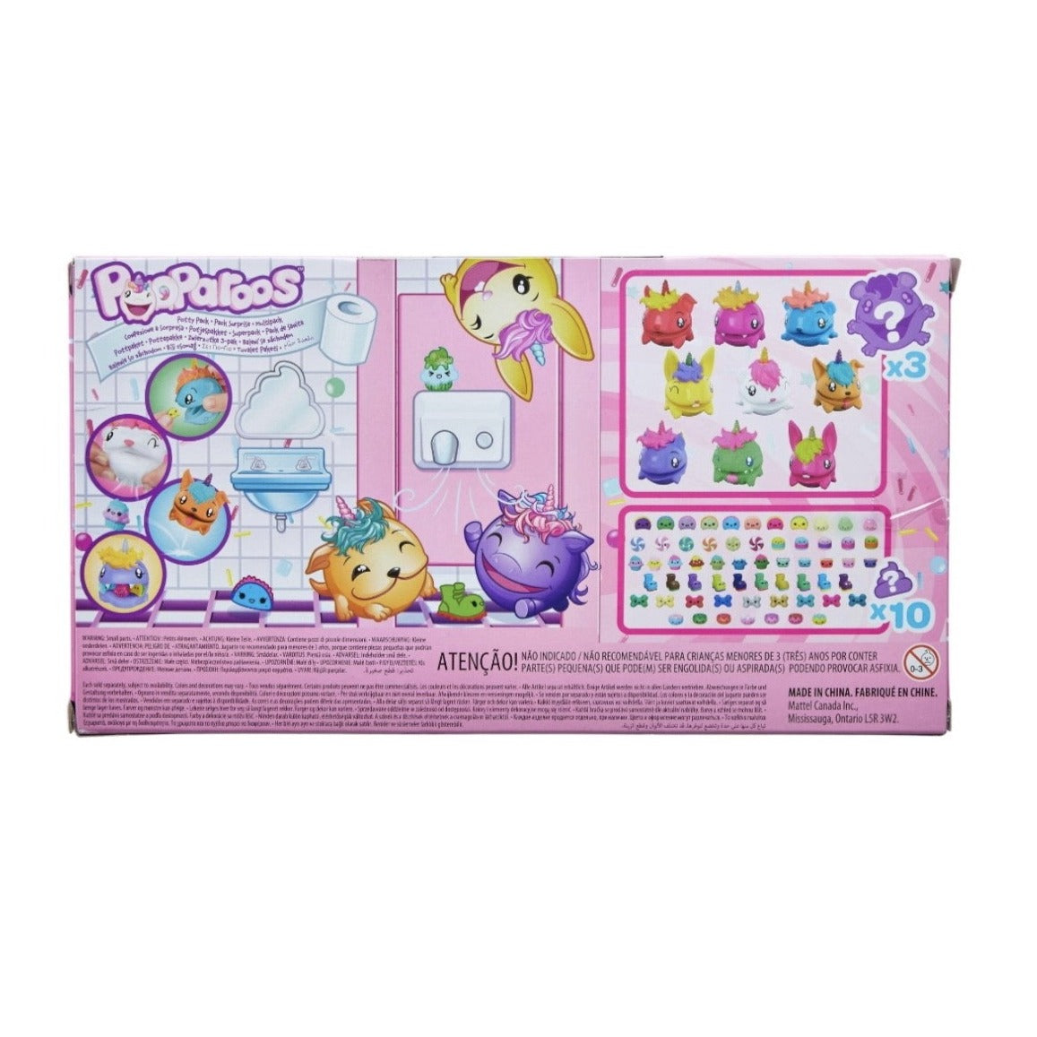 Mattel Pooparoos Potty Pack, Pack Surprise, Multipack, 4+ Years