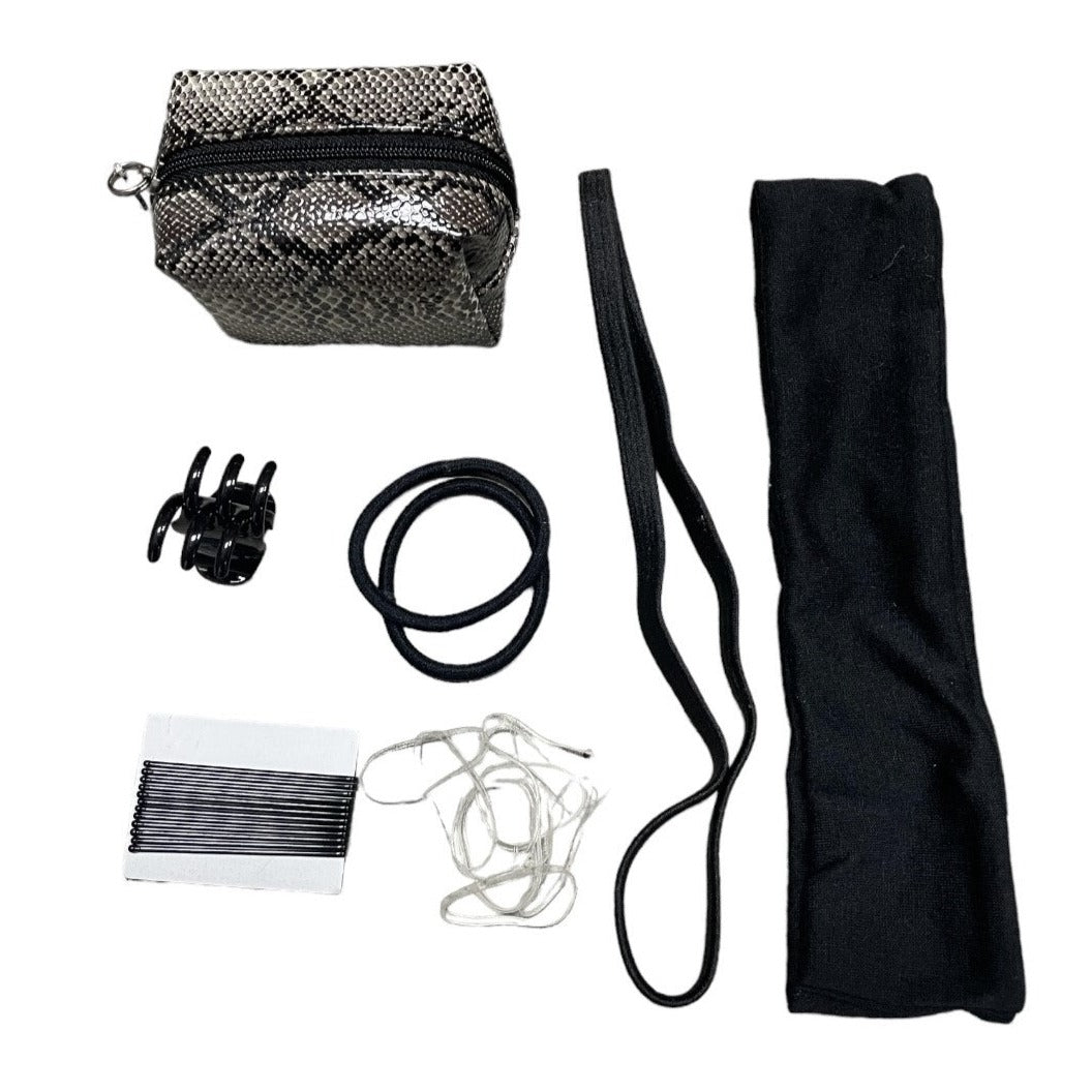 Scunci Hair Emergency Kit 30 Pcs Polybands Bobby Pins Elastics & More overstock, surplus inventory, liquidations, wholesale lot