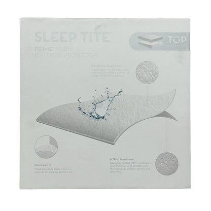 Sleep Tite Prime Smooth Mattress Protector, Full Size, 75"L x 54"W, 100% Liquid Proof