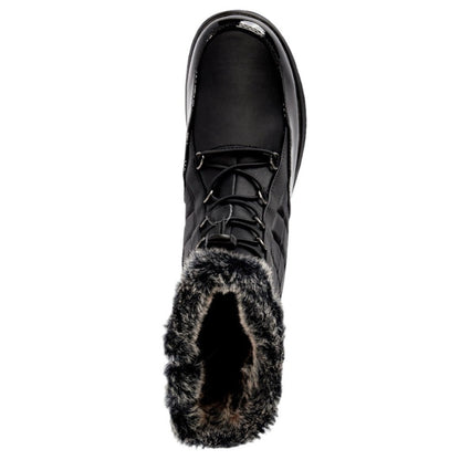 Totes Women's Lindsey Winter Waterproof Boots, Black, Size 8M fashion overstock liquidations