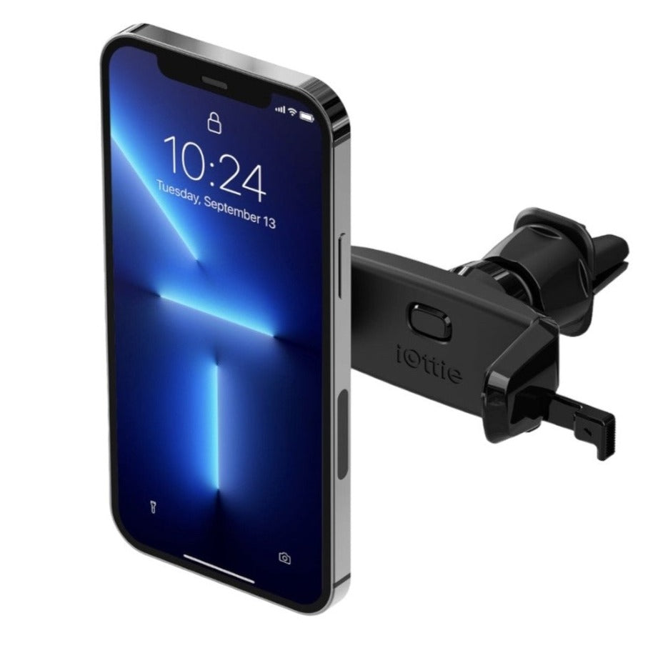 iOttie Easy One Touch Mini Air Vent Car Mount And Universal Phone Holder, Black, Plastic