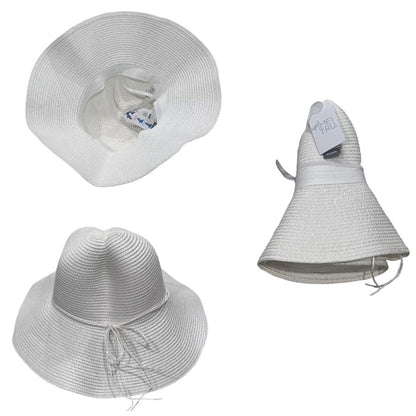 Overstock Hats - Time And Tru Women's Paper Straw Packable Floppy Hat, One Size, Assorted Colors - 28 PCs Lot boutique inventory flea markets wholesale liquidation