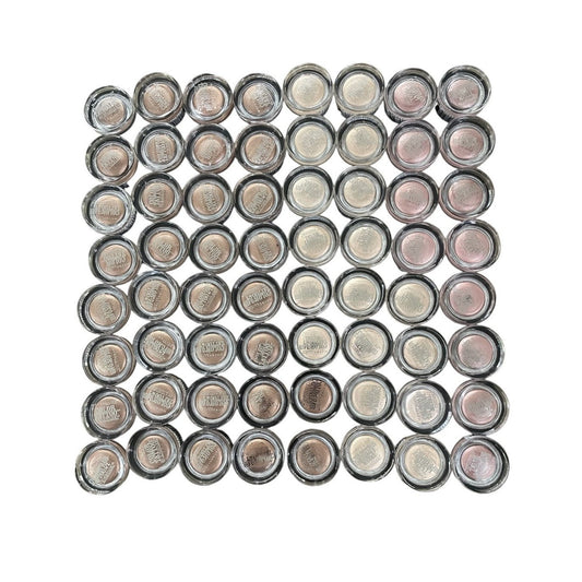 Shelf Pull Makeup - Maybelline Color Tatto Eyeshadow, Assortment Of Bad To The Bronze, Inked In Pink & Barely Branded - 64 PCs Lot cosmetics liquidation wholesale inventory flea market vendors boutique 