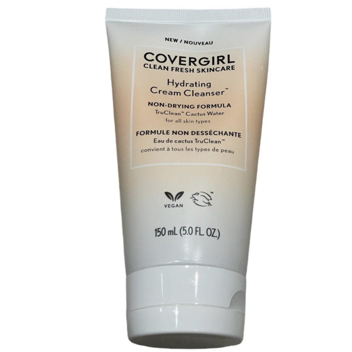 Shelf Pull Makeup - COVERGIRL Clean Fresh Skincare Hydrating Cream Cleanser Non-Drying Formula, 5.0 FL OZ - 36 PCs Lot cosmetics liquidation wholesale overstock surplus inventory for flea market boutique vendors hba 