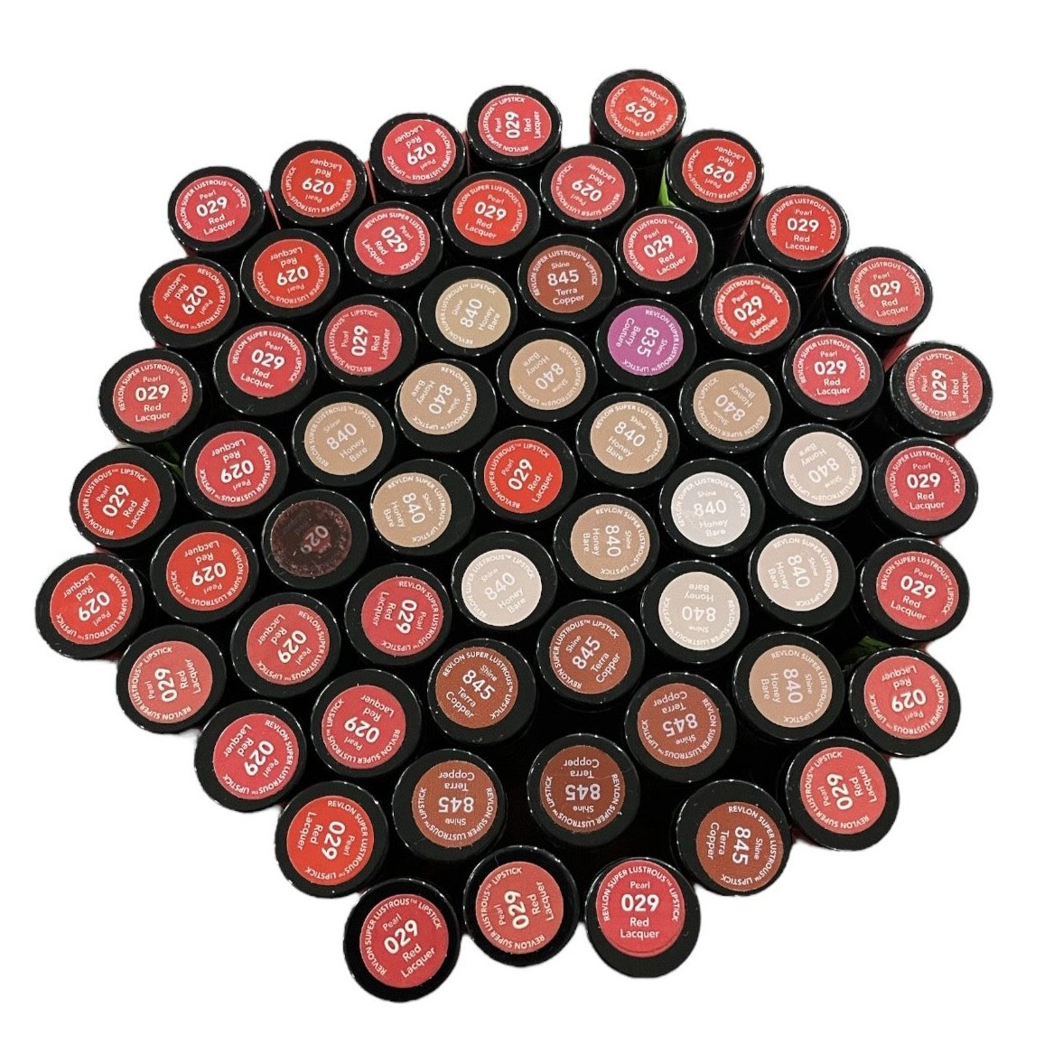 Shelf Pull Makeup - Revlon Super Lustrous Shine Lipstick, Assorted - 60 PCs Lot cosmetics liquidation wholesale surplus inventory for ecommerce amazon ebay flea market boutique