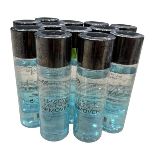 Shelf Pull Makeup - Kiss Professional Lip & Eye Makeup Remover- 12 PCs Lot cosmetics liquidation overstock ecommerce inventory for ebay amazon boutique flea market garage sales