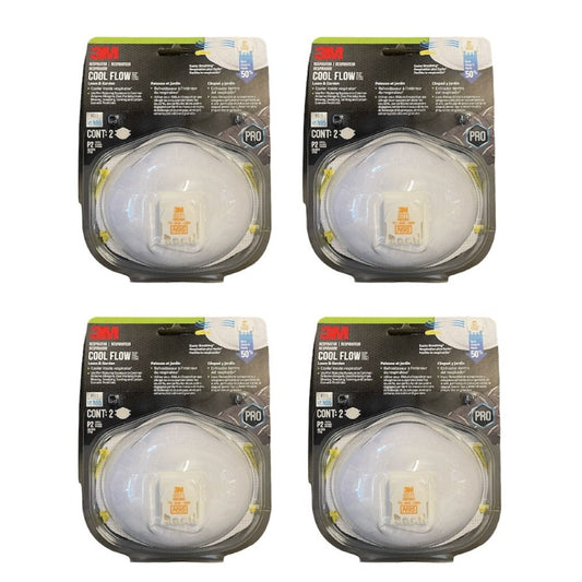 3M N95 Valve Respirator 8511 Cool Flow, White