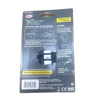 Bell Arella X50 USB Rechargeable Bicycle Tail Light, 30 Lumens
