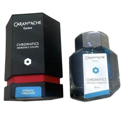 Caran d'Ache Geneve Chromatics Inkredible Colors 50 ML,  8011.191 Hypnotic Turquoise