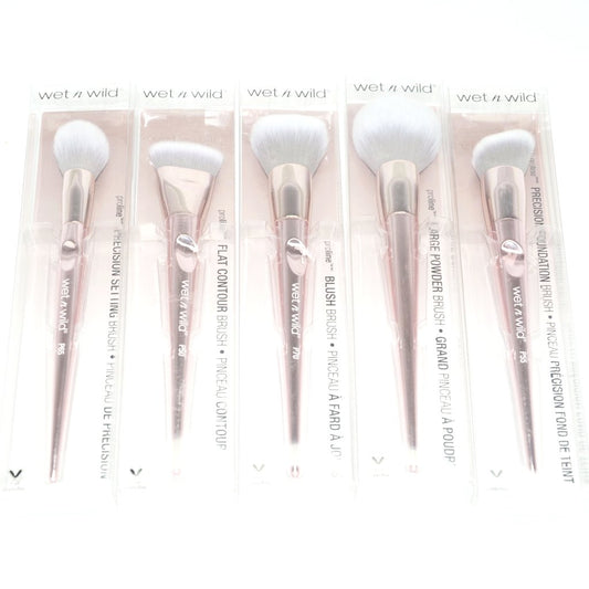Wet n Wild ProLine Makeup Brush set foundation, blush, contour, powder, setting