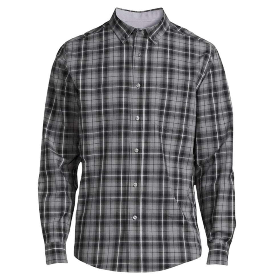 George Men Long Sleeve Classic Fit Wrinkle Resistant Shirt, Size Small Through 3XL Wholesale, liquidation