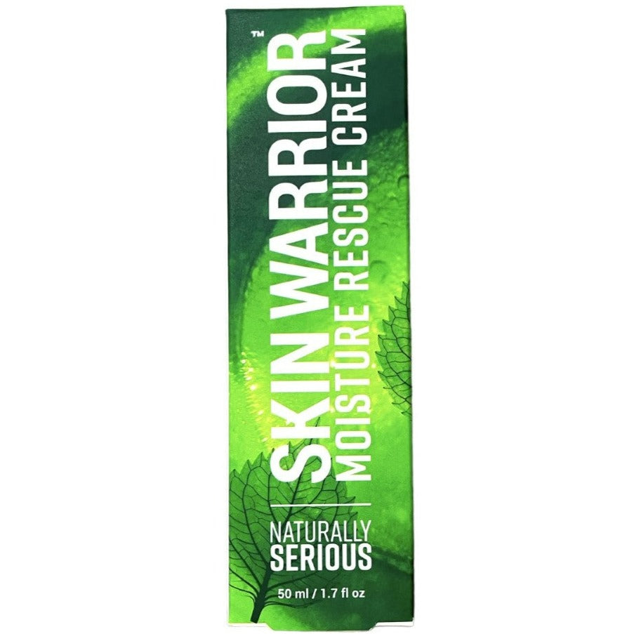 Naturally Serious Skin Warrior Face Moisture Rescue Cream 1.7OZ For Day And Night Use