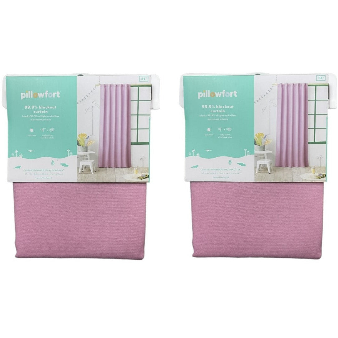 Pillowfort Blackout Twill Solid Panel 84 in X 42 in, Purple (Pink-ish)