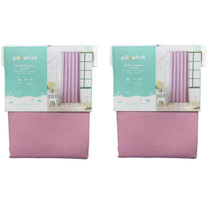 Pillowfort Blackout Twill Solid Panel 84 in X 42 in, Purple (Pink-ish)