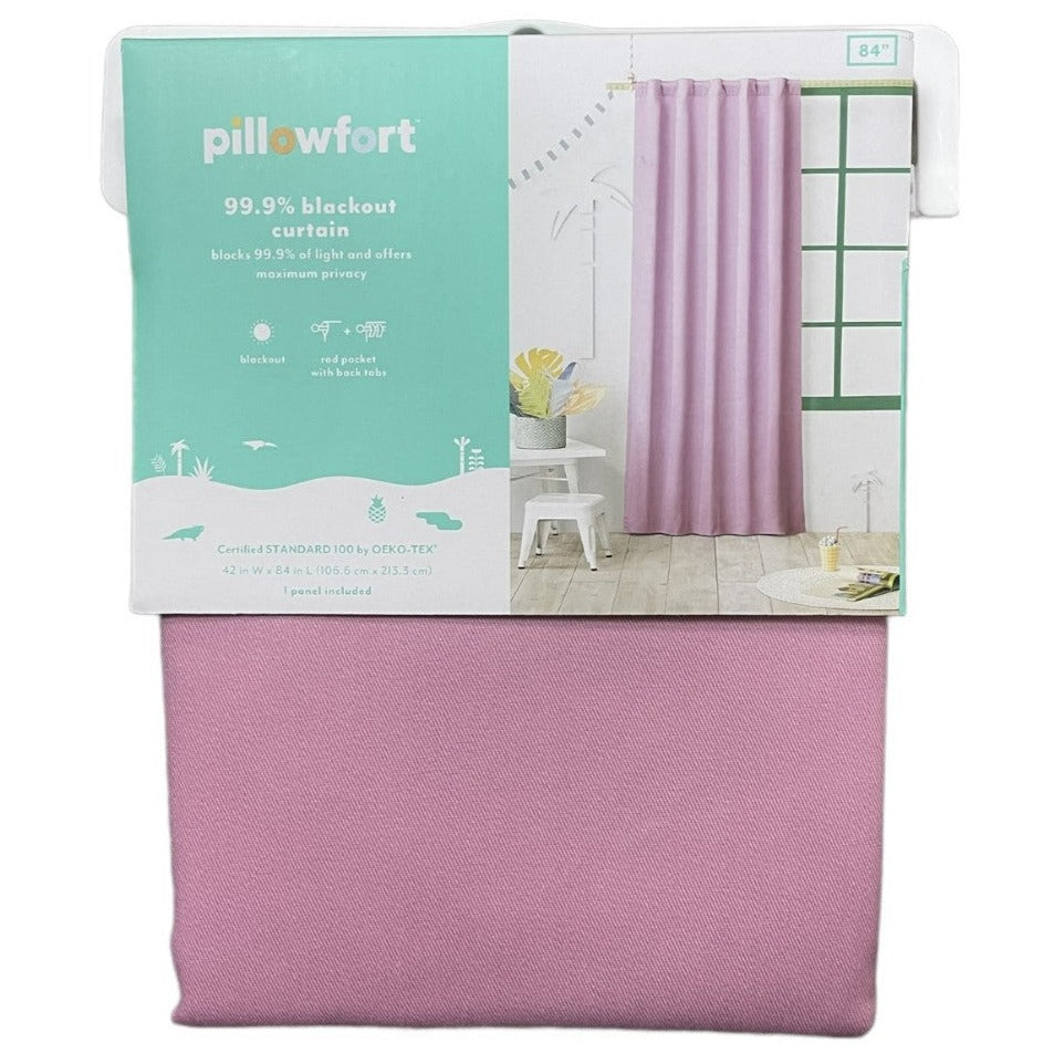 Pillowfort Blackout Twill Solid Panel 84 in X 42 in, Purple (Pink-ish)