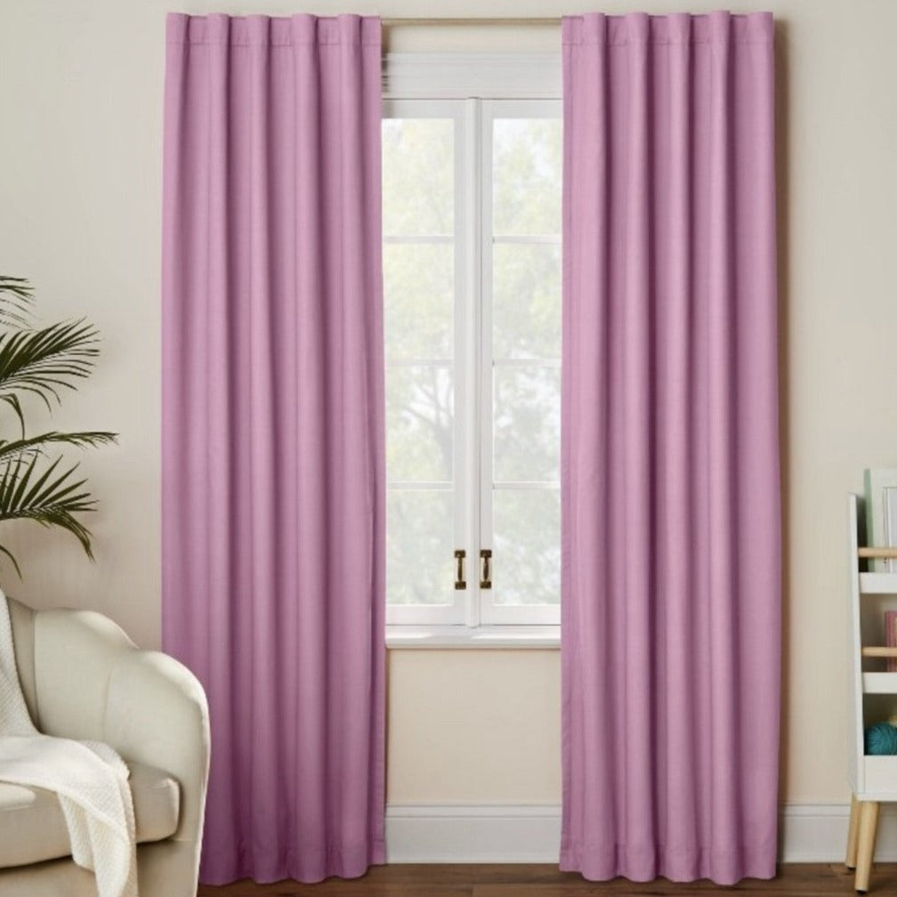 Pillowfort Blackout Twill Solid Panel 84 in X 42 in, Purple (Pink-ish)