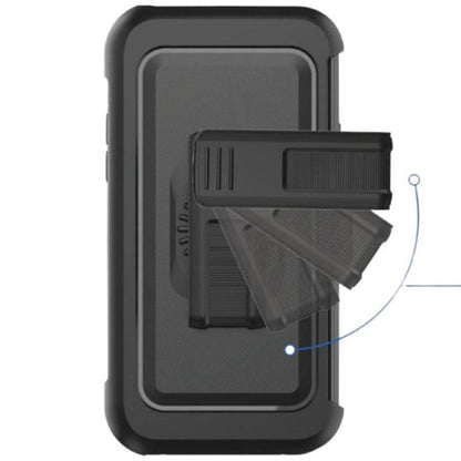Protect Onn Rugged Case With Holster And Rotating Clip For iPhone 11 - Clear