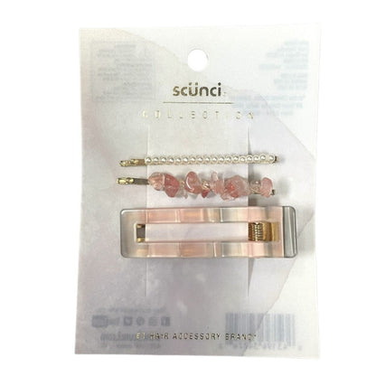 Packs Scunci Trend Collection Clips Hair Accessories - 3pc Each wedding, party favors, first communion