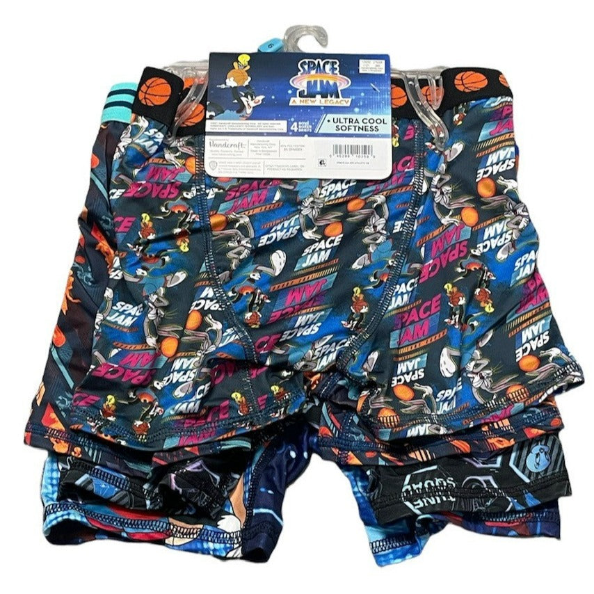 Space Jam Boys Athletic Boxer Briefs, Size 6