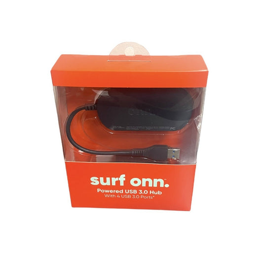 Surf Onn Powered USB 3.0 Hub With 4 USB 3.0 Ports 5 Gbps Data Transfer