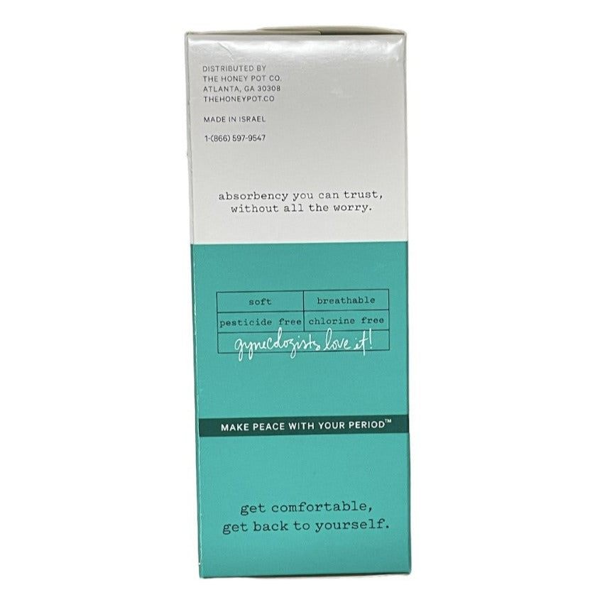 The Honey Pot Super Organic Bio-Plastic Applicator Tampons 18 Ct 