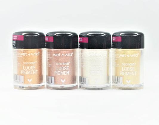 Pack Of 4 Wet N Wild Coloricon Loose Pigment Eyeshadow Limited Edition