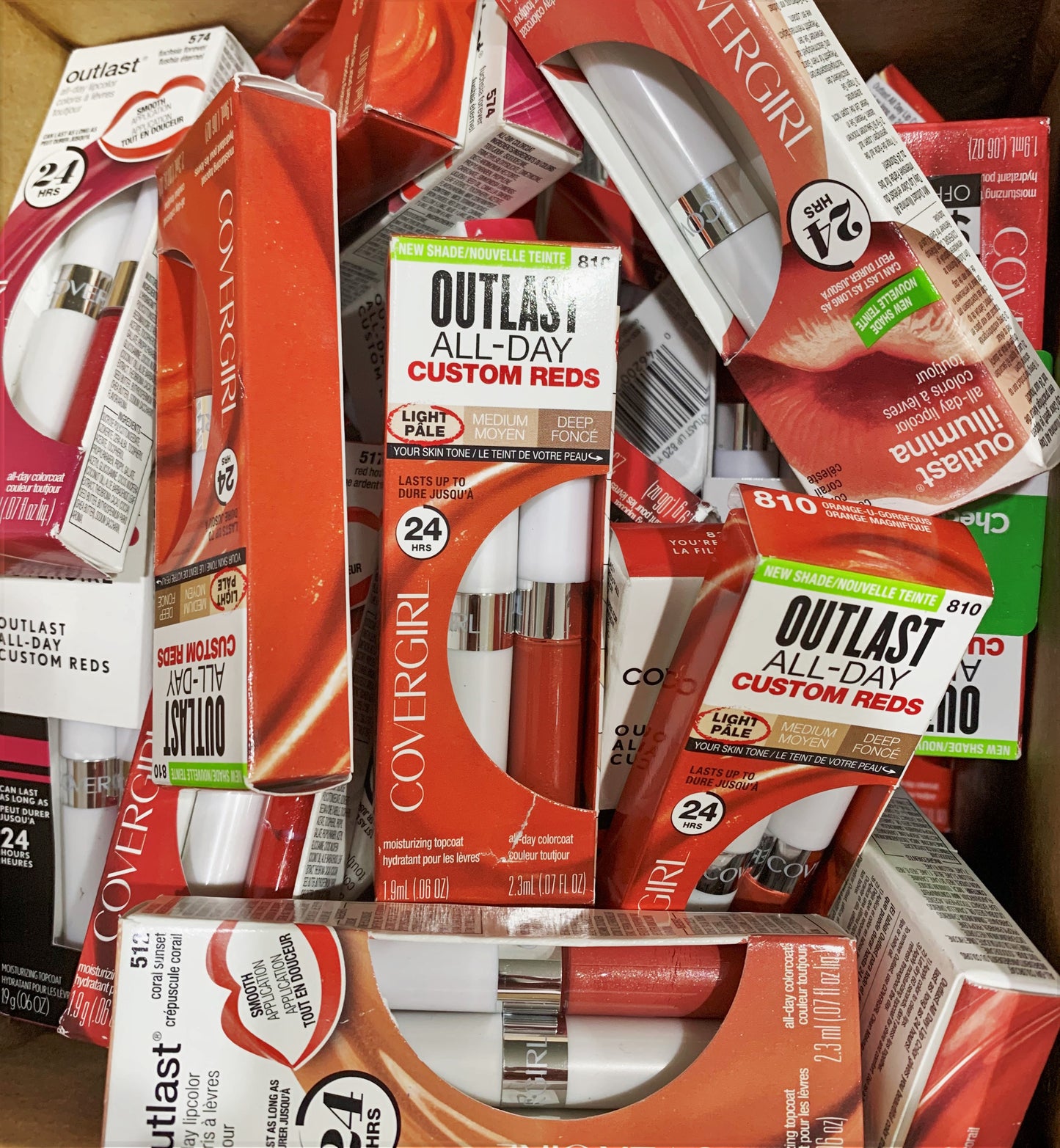 Covergirl Outlast All day 24 Hrs Lipstick Wholesale Cosmetics Liquidation